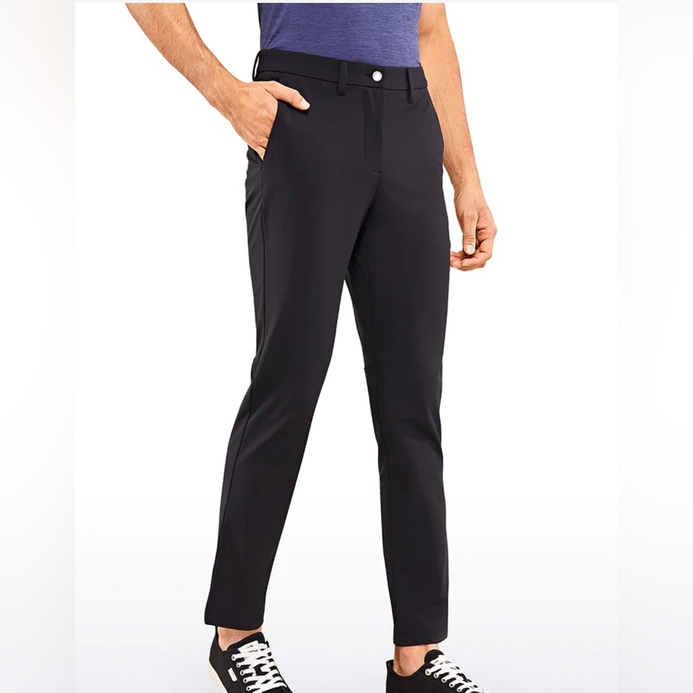 Stretch Slim-Fit Pants with Pockets 31''